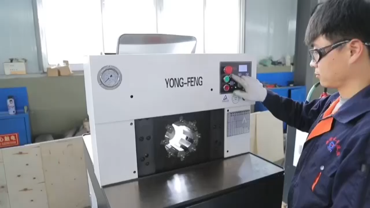 YONG-FENG Y160 Uxtra Thin Radial Hydraulic Hose Crimping Machine